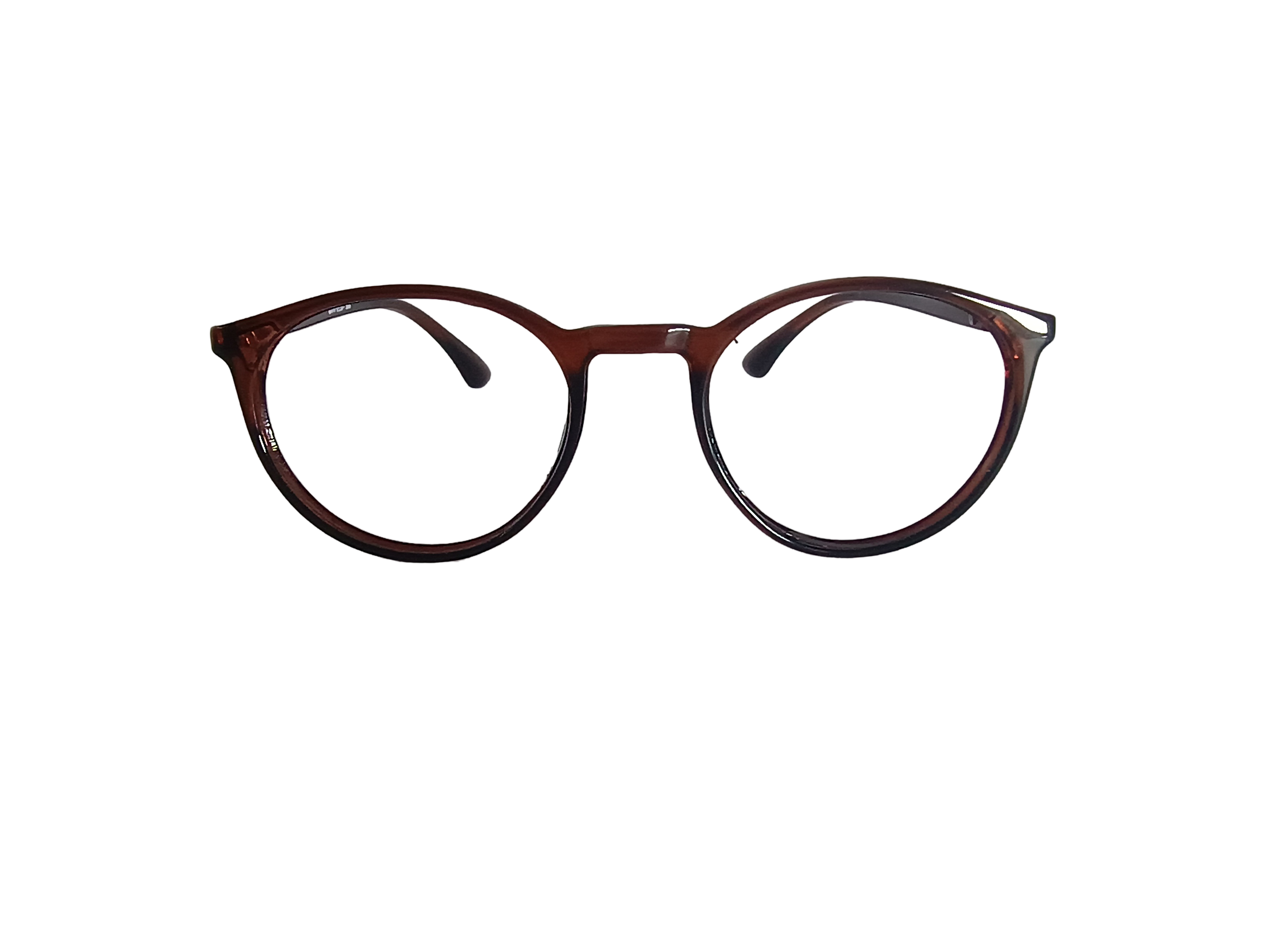 LensAura TR90 Oval/Round Brown eyewear