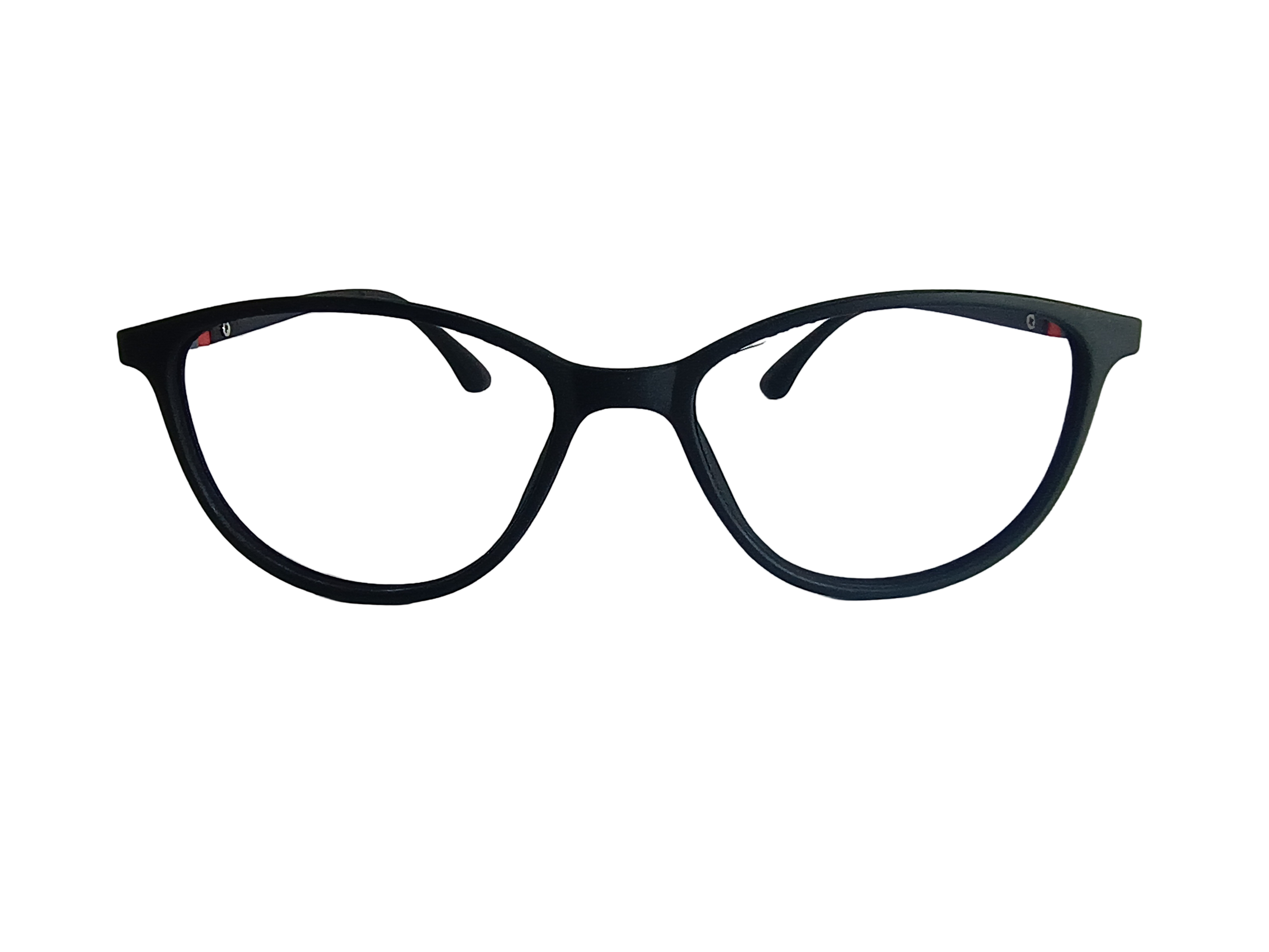 LensAura TR90 Matt Black Cat Eye eyewear