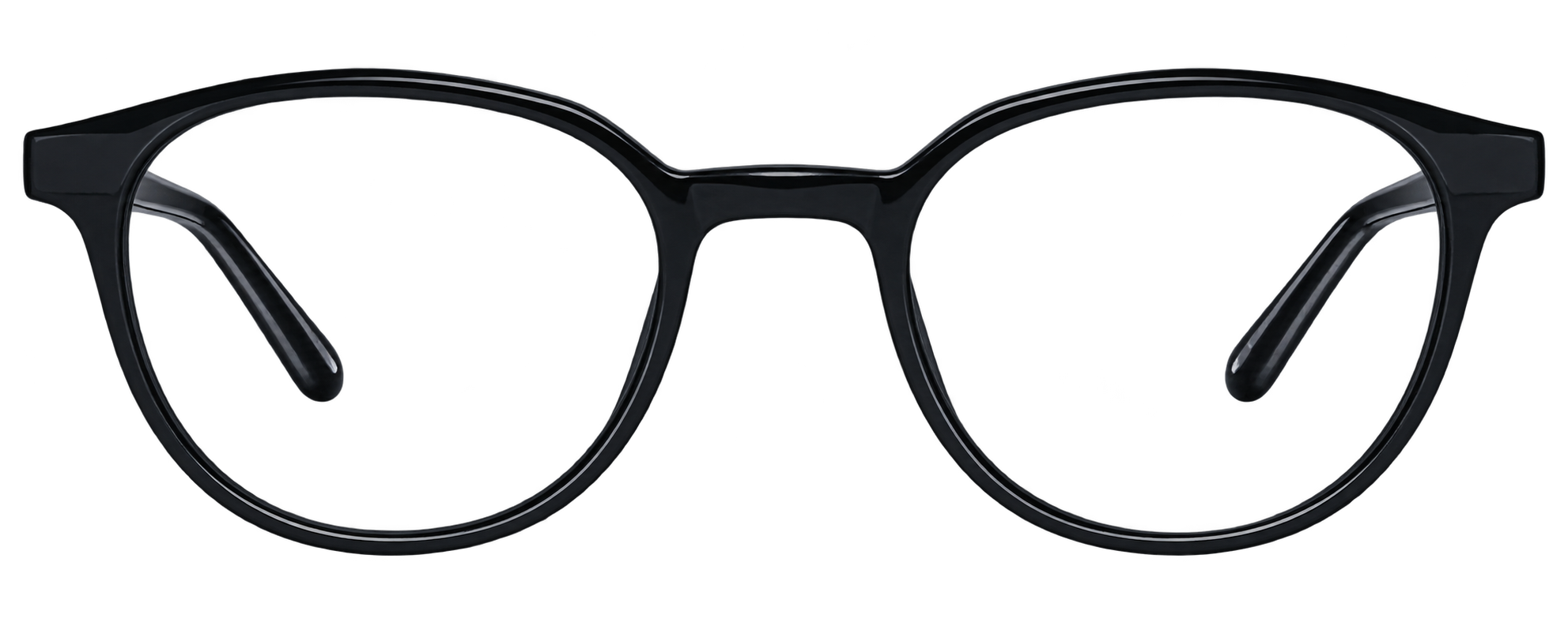 Black Rounded Eyeglasses for Everyday Wear eyewear