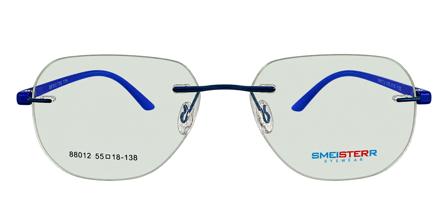 Blue Rimless Aviator Frame for Men & Women eyewear