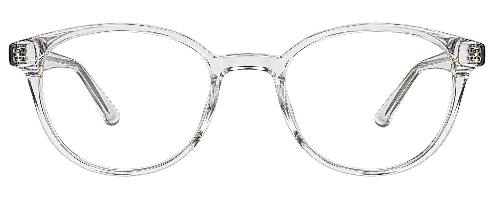 Crystal Clear Rounded Eyeglasses eyewear