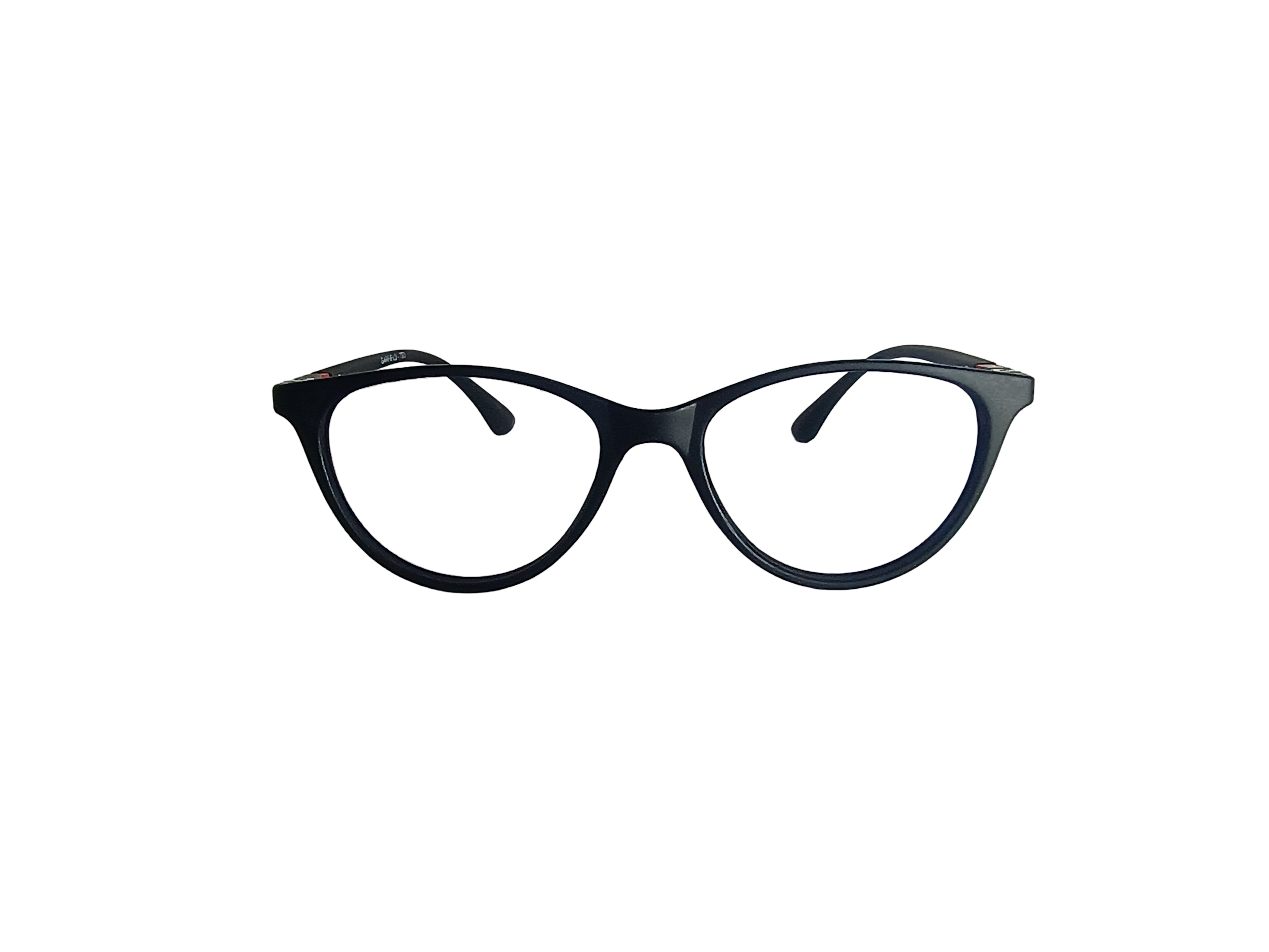 LensAura TR90 Matt Black Kids CatEye eyewear
